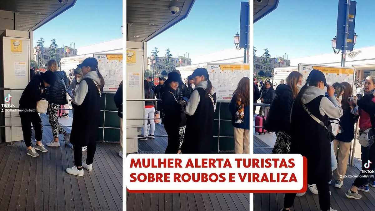 Attenzione pickpocket“: sucesso do TikTok avisa turistas sobre furtos;  entenda