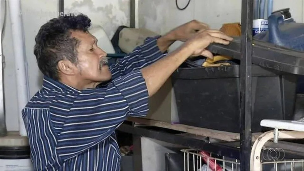 Antônio Pereira ficou milionário por poucas horas — Foto: Reprodução/TV Anhanguera