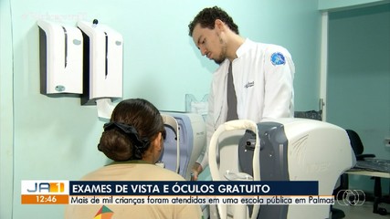 Projeto leva exames e óculos gratuitos para rede pública em Palmas