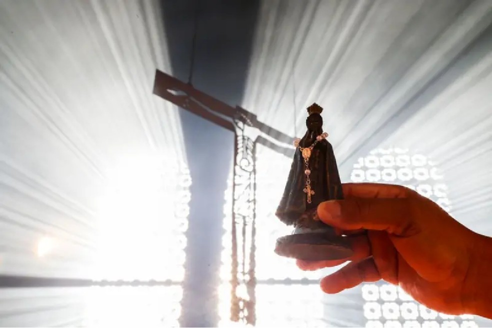 Imagem de Nossa Senhora Aparecida — Foto: Getty Images via BBC