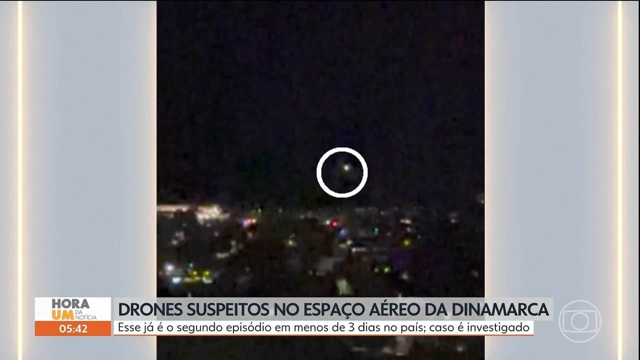 Novos drones sobrevoam maior base militar da Dinamarca, e UE discute 'muro antidrones'