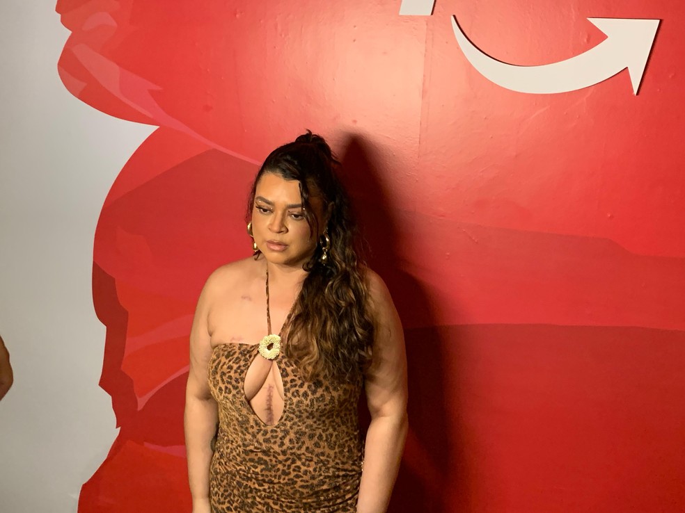 Preta Gil curte terceiro dia de carnaval em Salvador com vestido decotado e exibe cicatriz de cirurgia | Carnaval na bahia | G1