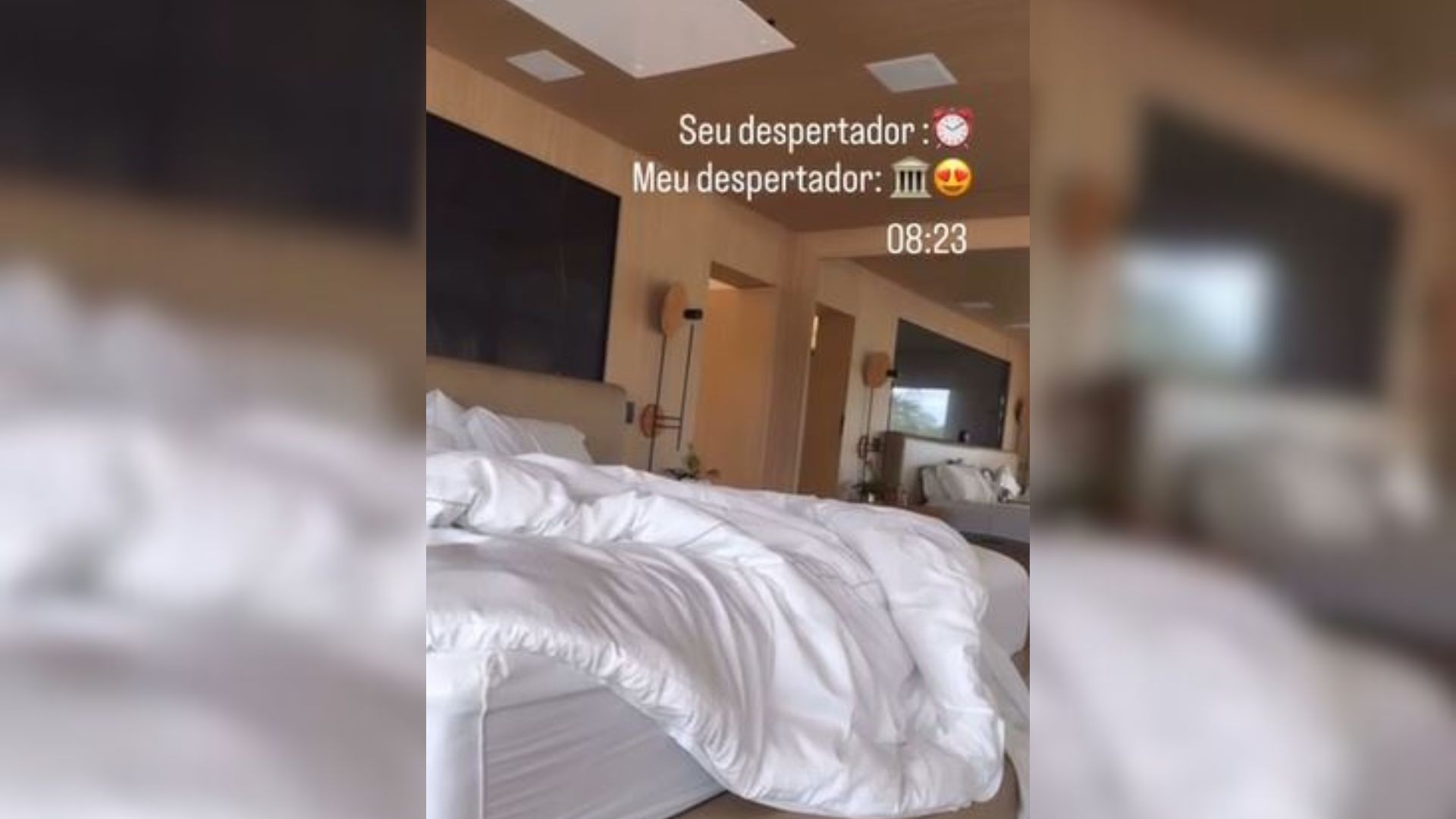 Andressa Suita posta vídeo de Gusttavo Lima cantando pela manhã: ‘Meu despertador’
