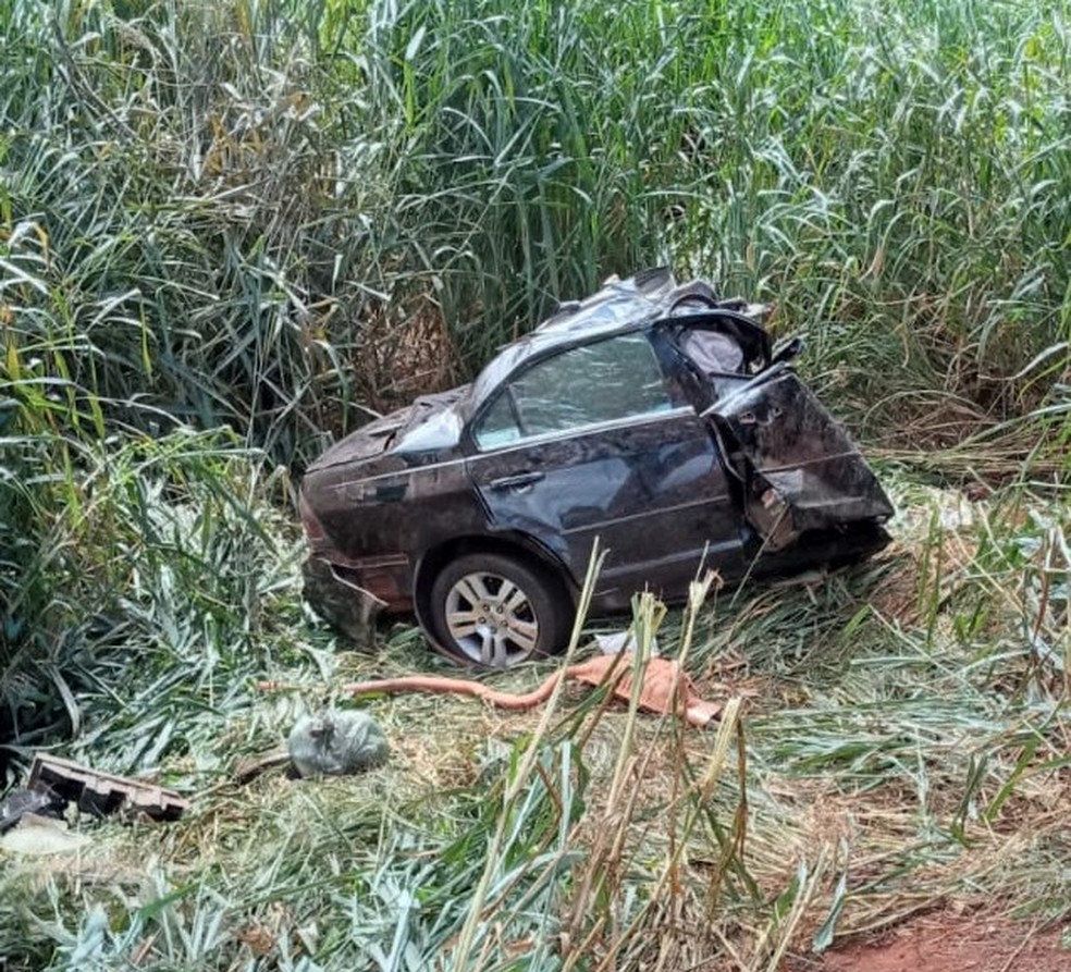 Casal morre em acidente após motorista bater em árvore e carro se partir ao  meio em rodovia de MT, Mato Grosso