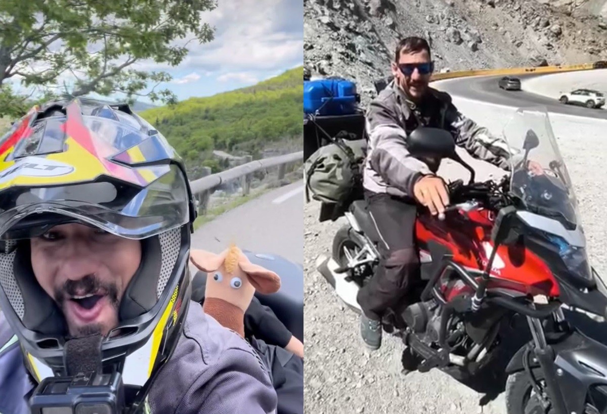 Catarinense que viajou o mundo em moto e tia morrem em acidente no Chile