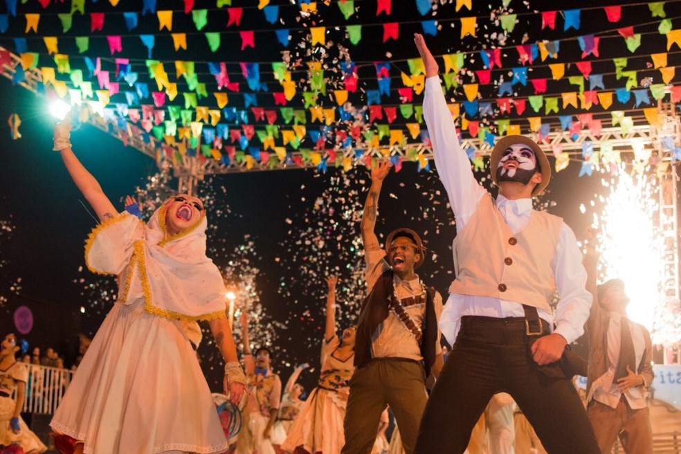 Quadrilha no Maior São João do Cerrado — Foto: Foto: divulgação/MSJC