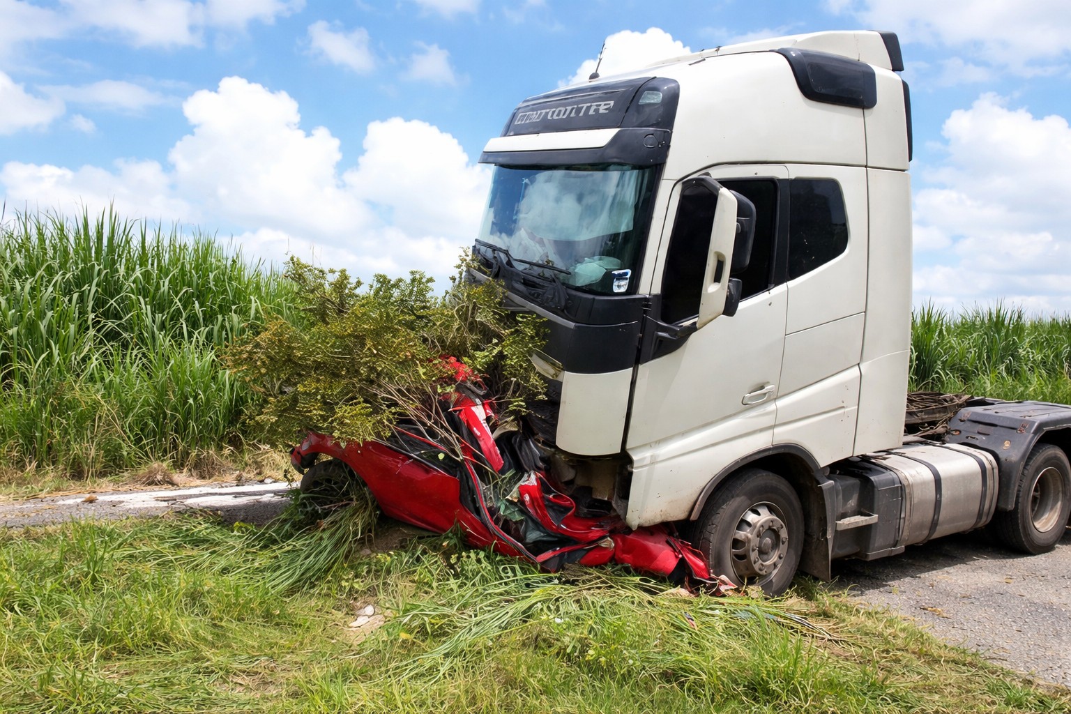 Caminhão esgama carro e colisão mata 4 indígenas da mesma família na PA-150