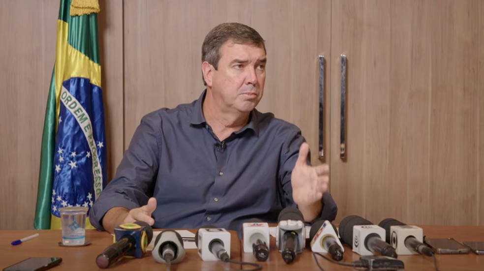 Governador eleito de MS, Eduardo Riedel, anunciou os últimos integrantes do primeiro escalão do seu governo nesta terça-feira (27) — Foto: Reprodução/Redes Sociais