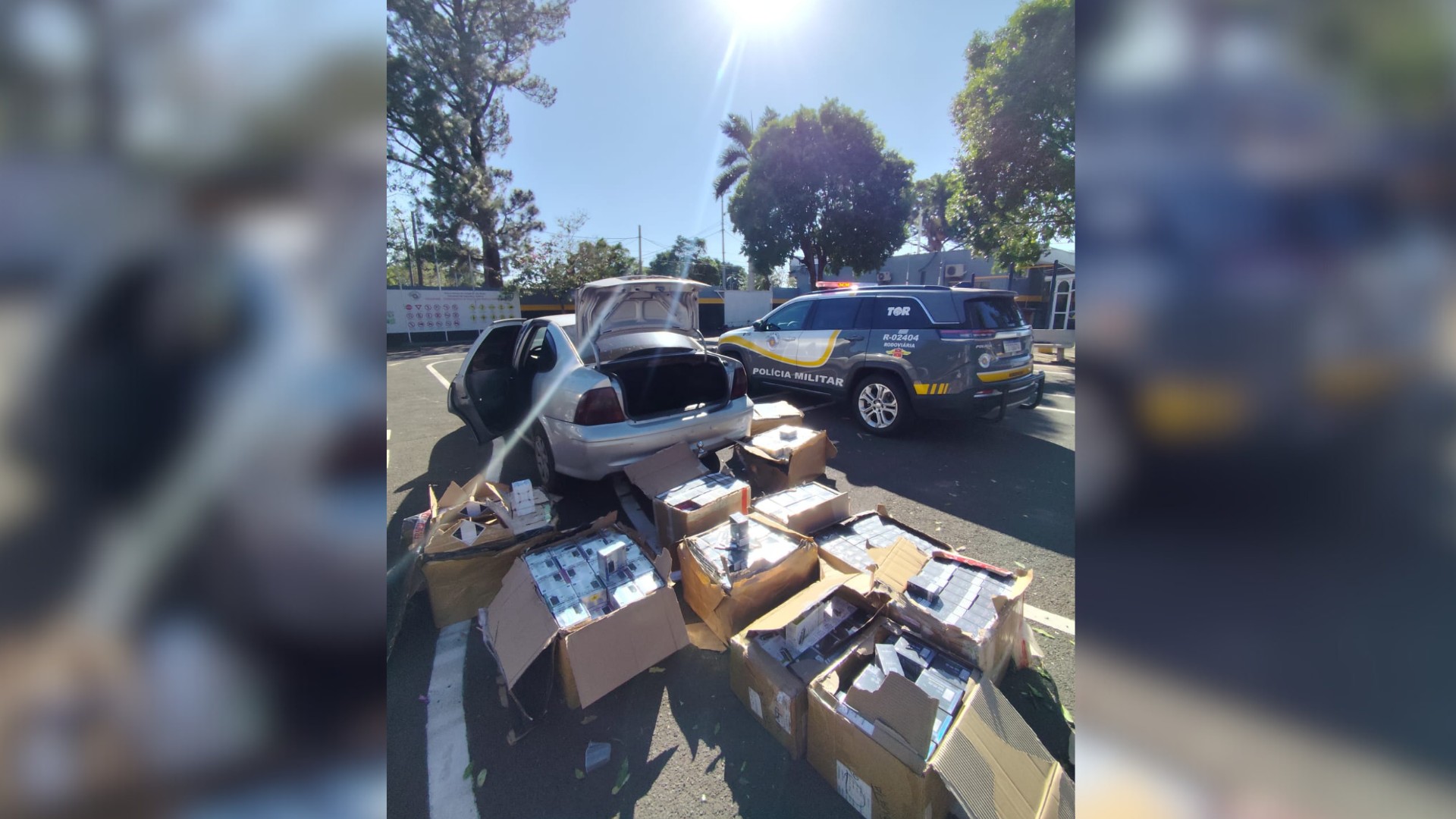 Polícia prende suspeito de contrabandear celulares, perfumes e cigarros sem documentação fiscal em Guararapes