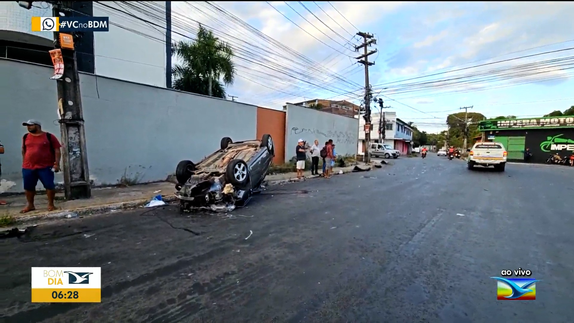 Motociclista morre após batida com carro em São Luís; motorista testa positivo para álcool