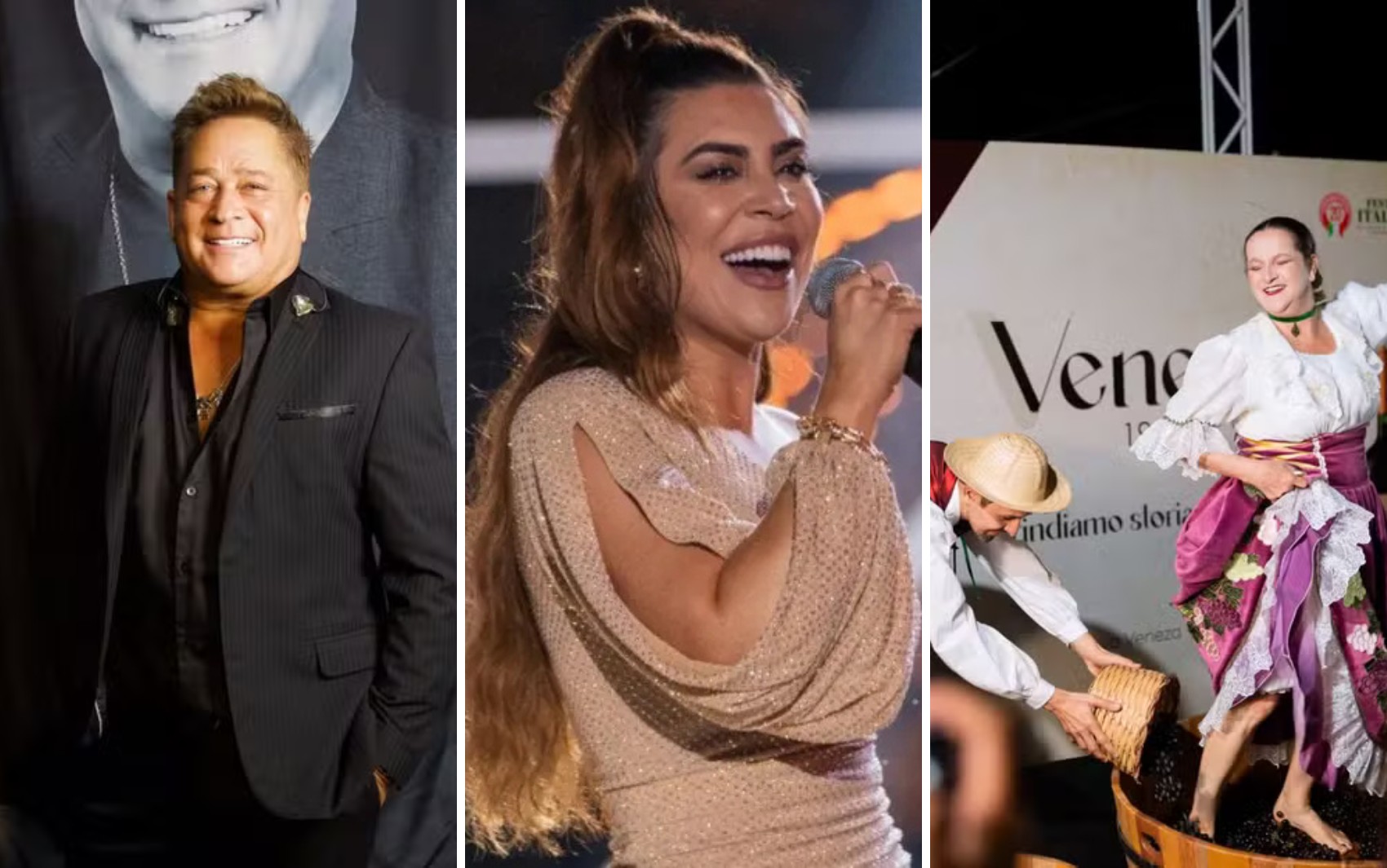 Shows de Leonardo e Naiara Azevedo e pisa da uva: veja programação do 20º Festival Italiano de Nova Veneza
