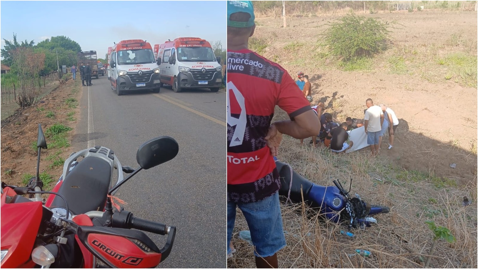 Homem morre após ser atingido por carro que fez ultrapassagem em rodovia no Ceará; motorista fugiu