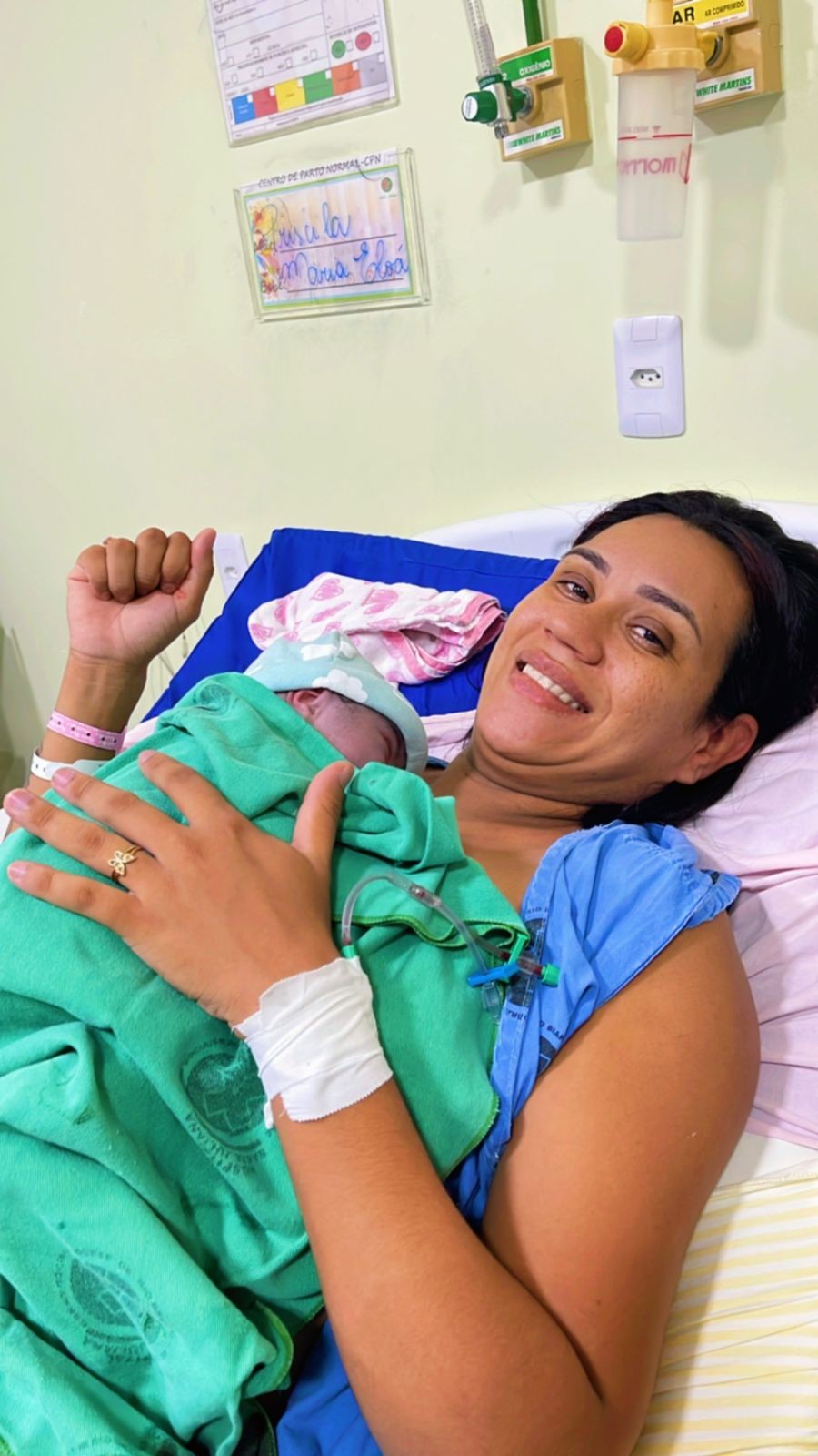 Primeiro bebê nascido em Rio Branco em 2025 é uma menina