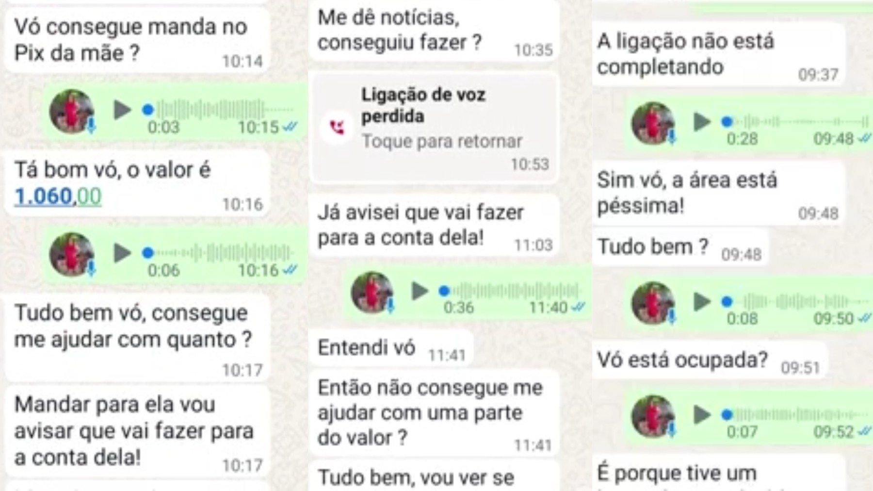 Golpistas simulam voz de mãe de vítima por inteligência artificial para pedir transferência de R$ 1 mil, no PR