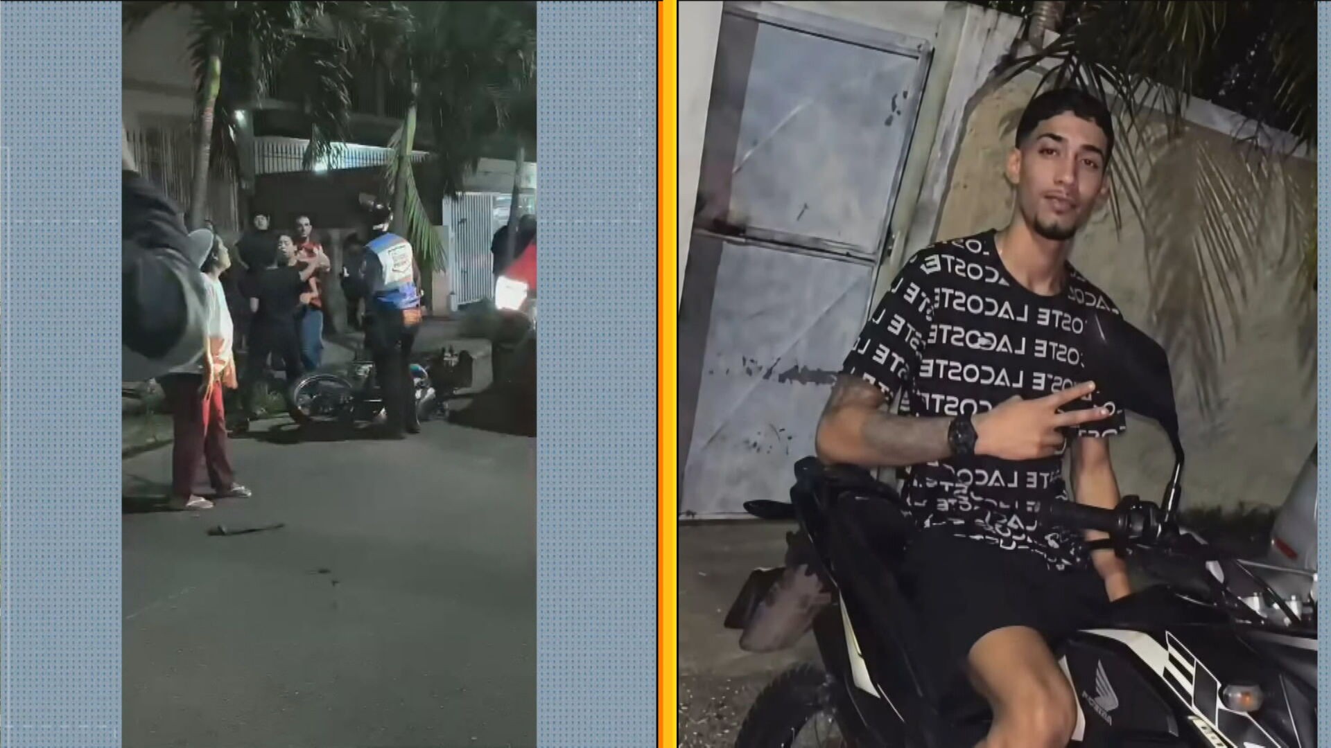 Motociclista baleado na cabeça PM do Segurança presente foi atingido a 200 metros do restaurante onde trabalhava