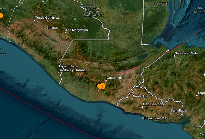 Terremoto mata 2 pessoas na Guatemala