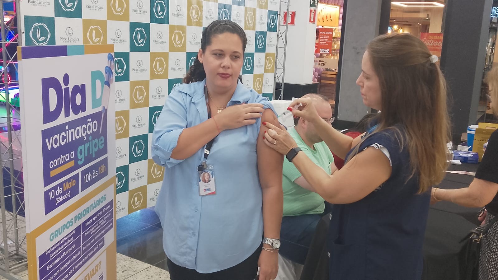 Pátio Limeira Shopping recebe vacinação contra gripe e multivacinação neste sábado