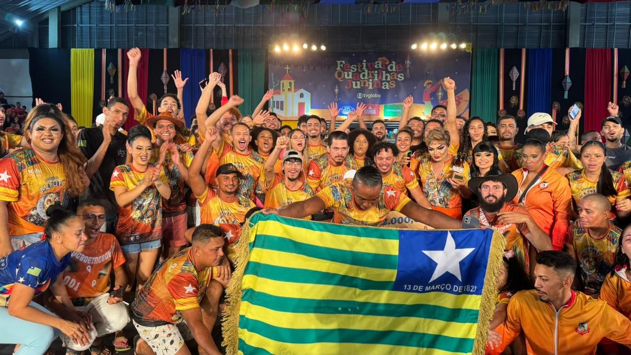 Grupo Luar do São João, do Piauí, ganha 2° lugar no Festival de Quadrilhas Juninas da Globo 2025 