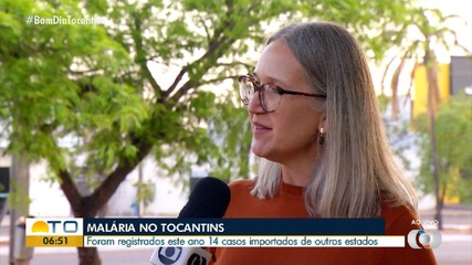Malária: 14 casos importados de outros estados foram registrados no Tocantins