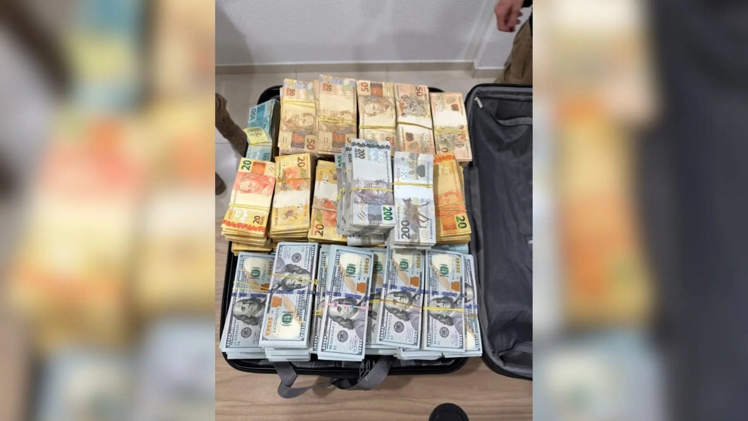 Foragido suspeito de fraude financeira é preso com mais de R$ 5 milhões em espécie dentro de hotel de SC