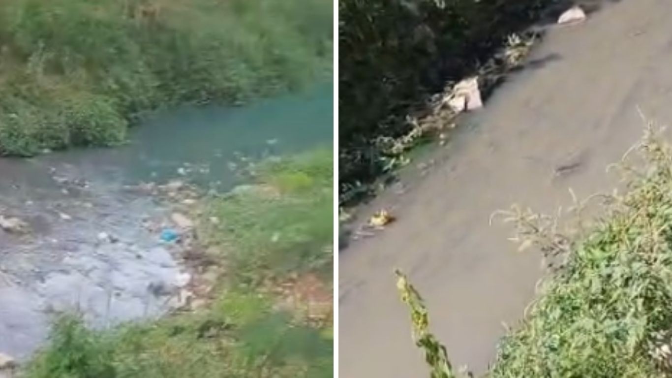 Sumaré investiga denúncia de  mudança de cor da água em córrego