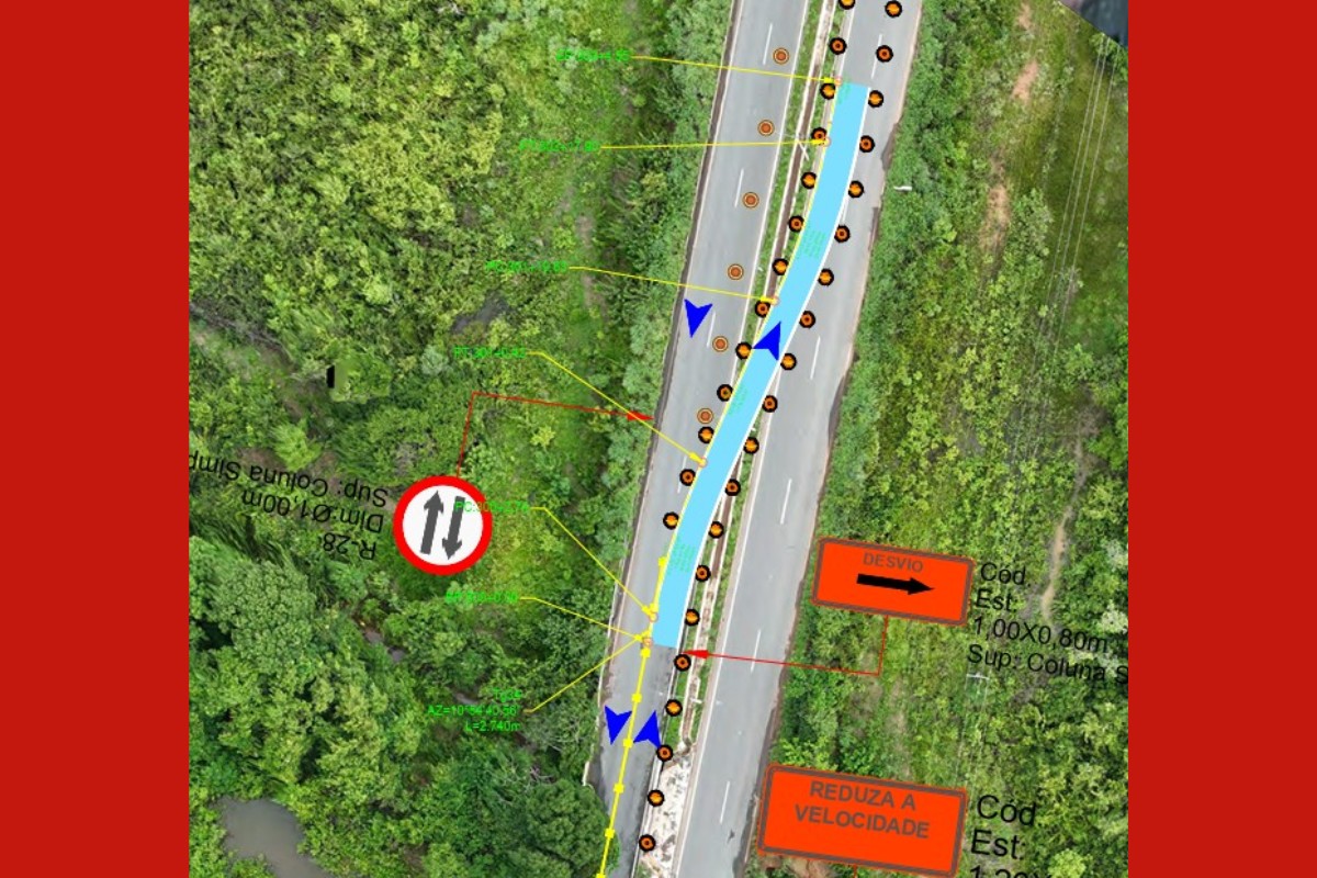 Obra de viaduto muda trânsito na Palmiro Paes de Barros em Cuiabá por 90 dias