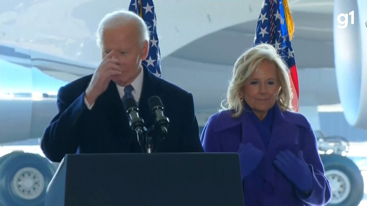 Biden faz sinal da cruz ao se referir a discurso de posse de Trump: 'Ainda temos muito o que fazer'