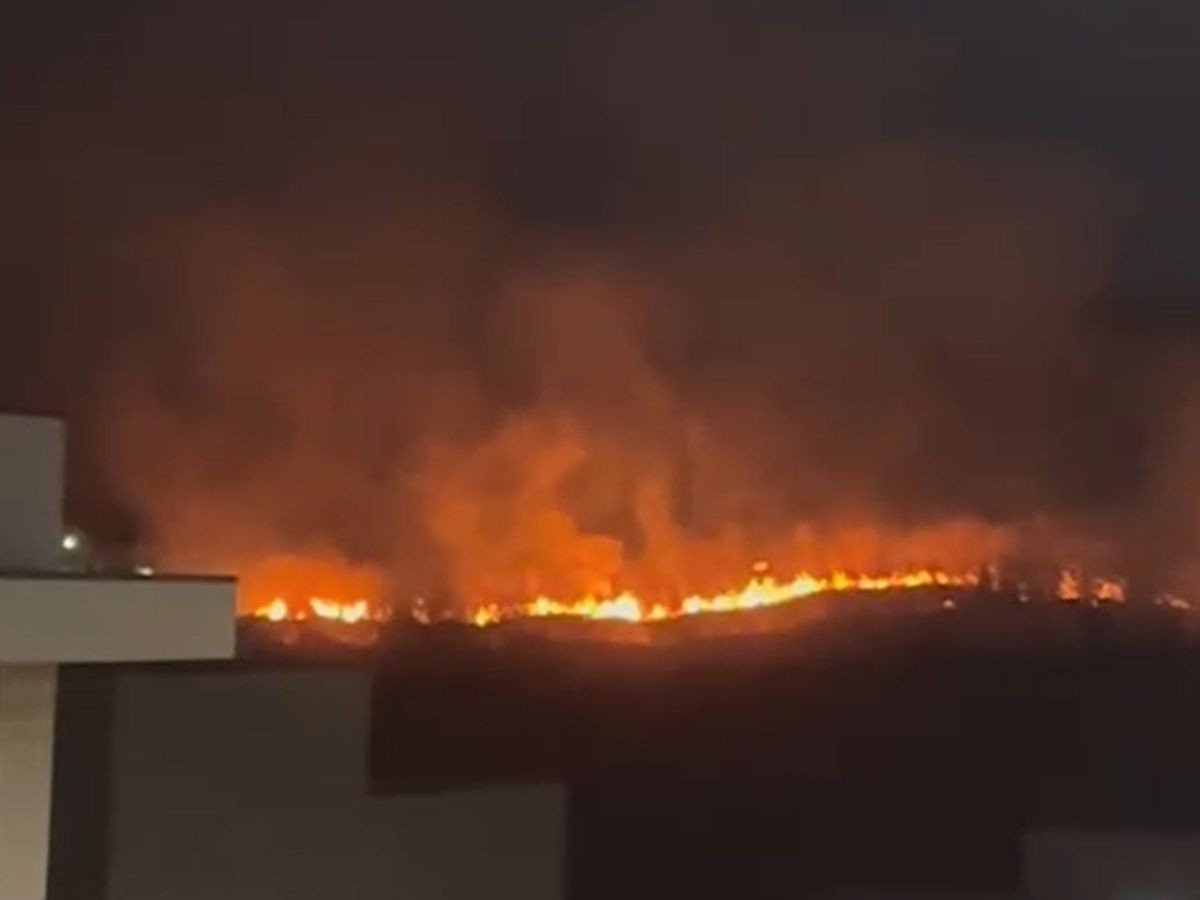 VÍDEO: fogo em mata assusta moradores em Valinhos