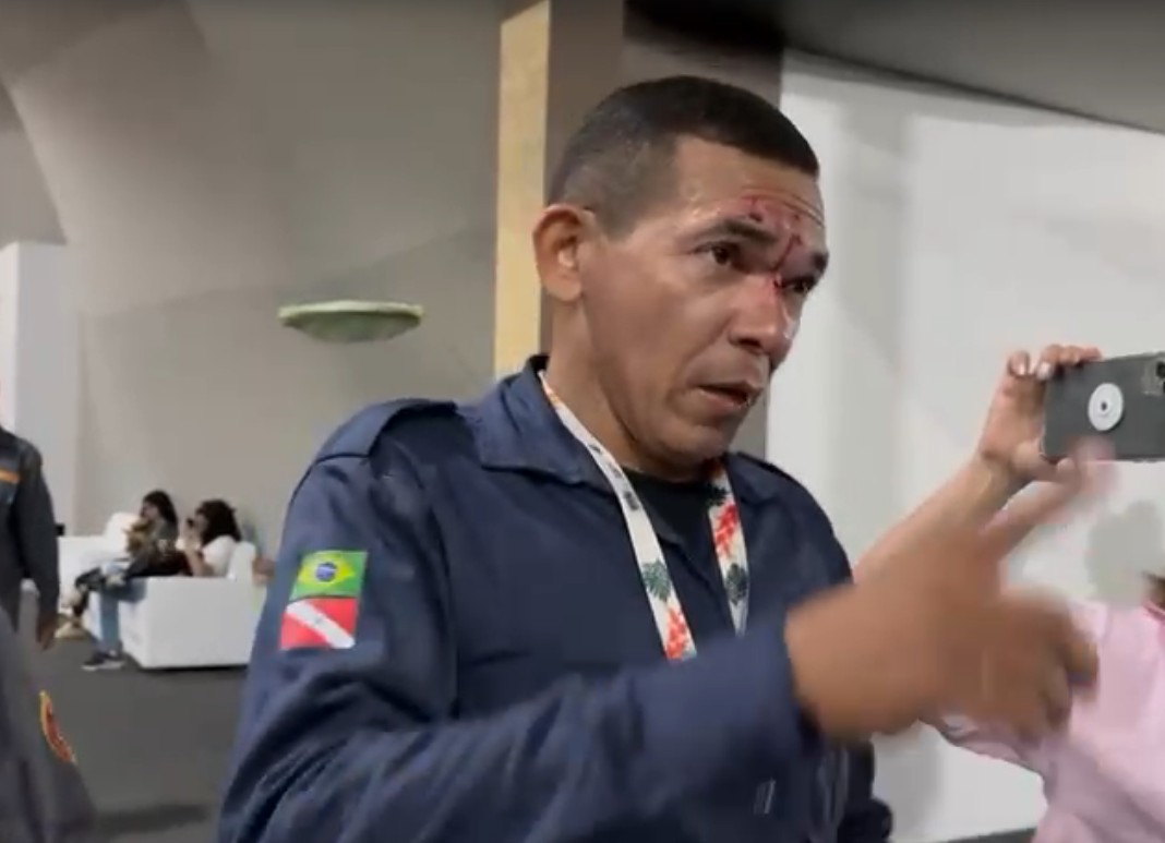 VÍDEO mostra tentativa de invasão e segurança ferido na COP 30, em Belém