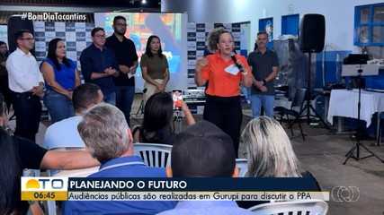 Audiências públicas para discutir o plano plurianual são realizadas em Gurupi