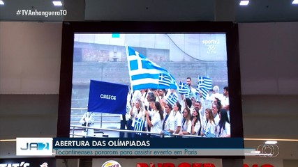 Tocantinenses acompanham abertura dos Jogos Olímpicos de Paris; confira