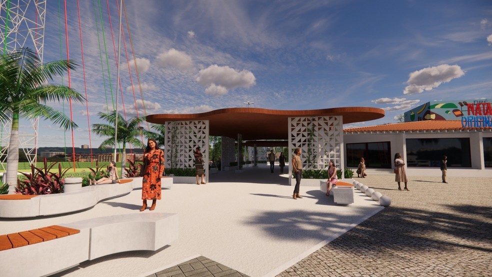 Praça da Árvore de Mirassol passará por obras — Foto: Reprodução