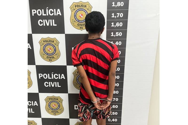 Homem por roubo e extorsão, em Belém