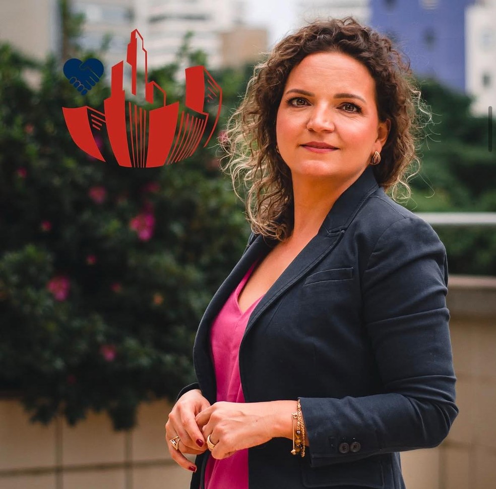 A síndica Luciene Vieira é acusada de causar rombos financeiros de mais de R$230 mil em condomínios em Belo Horizonte. — Foto: Reprodução/ redes sociais