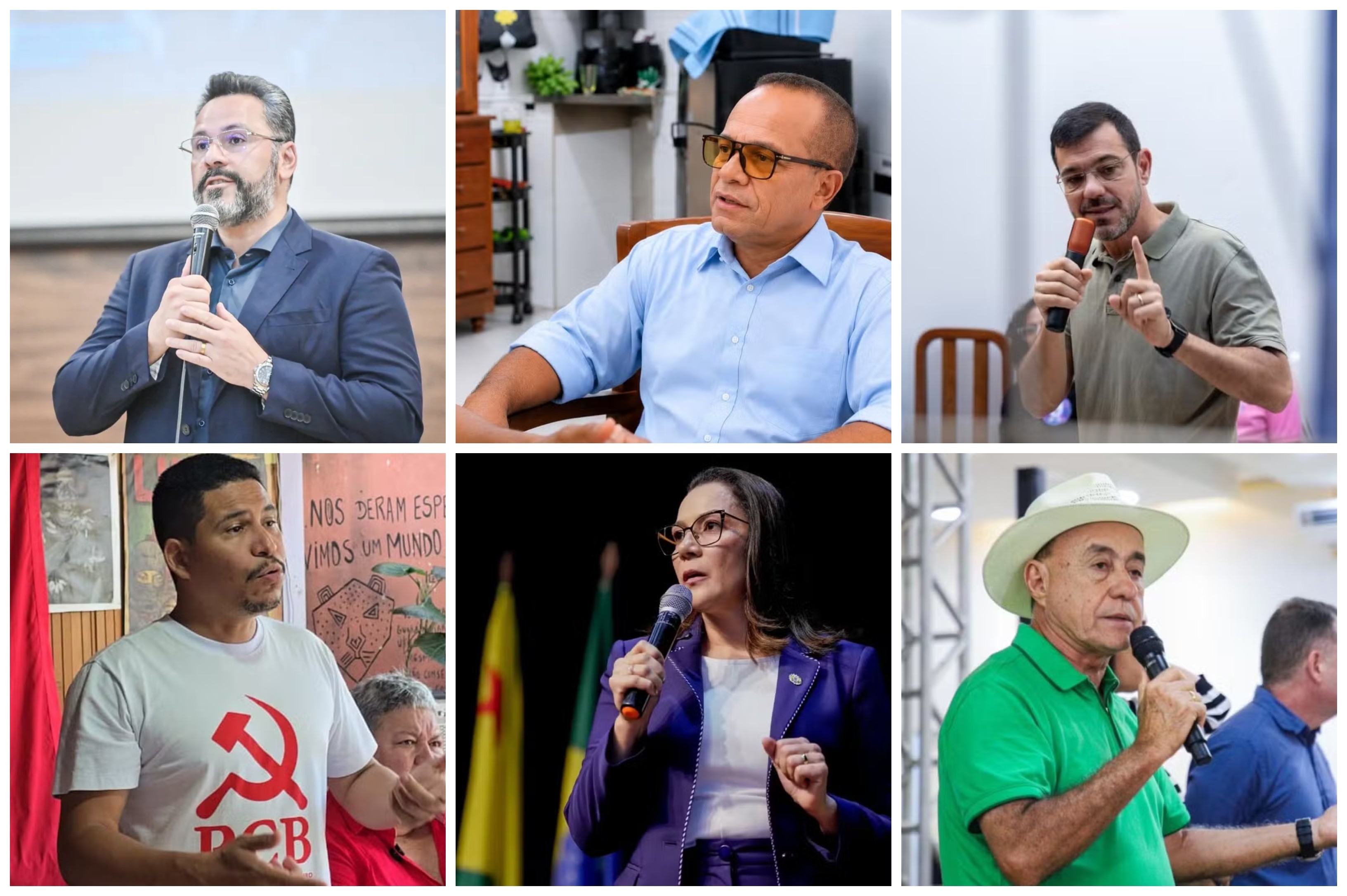 Veja quem são os candidatos a governador no Acre em 2026