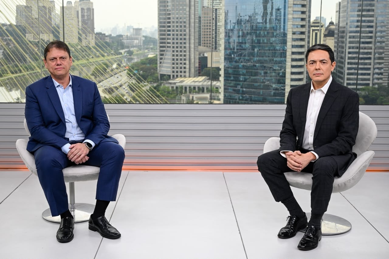 SP1 entrevista daqui a pouco Tarcísio de Freitas; acompanhe