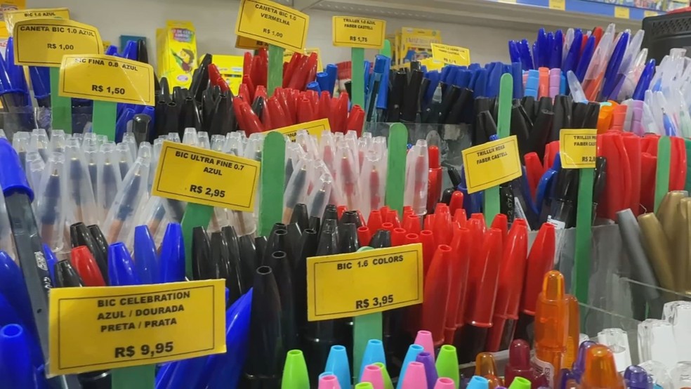 4 de 4
Procon encontra irregularidades em quase 70% das papelarias fiscalizadas no interior de SP — Foto: Gustavo Luz/TV TEM