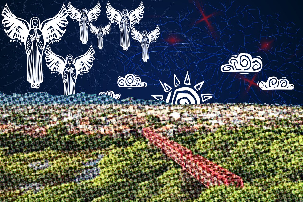 Anjos do Sertão: Quixeramobim, no Ceará, é a quinta cidade da América Latina a receber título de "Cidade Angels". — Foto: Louise Anne Dutra/SVM