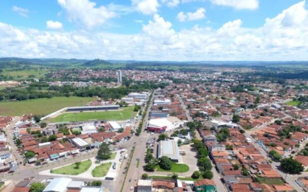 Vista area da cidade de Inhumas, Gois  Foto: Arquivo/Codego