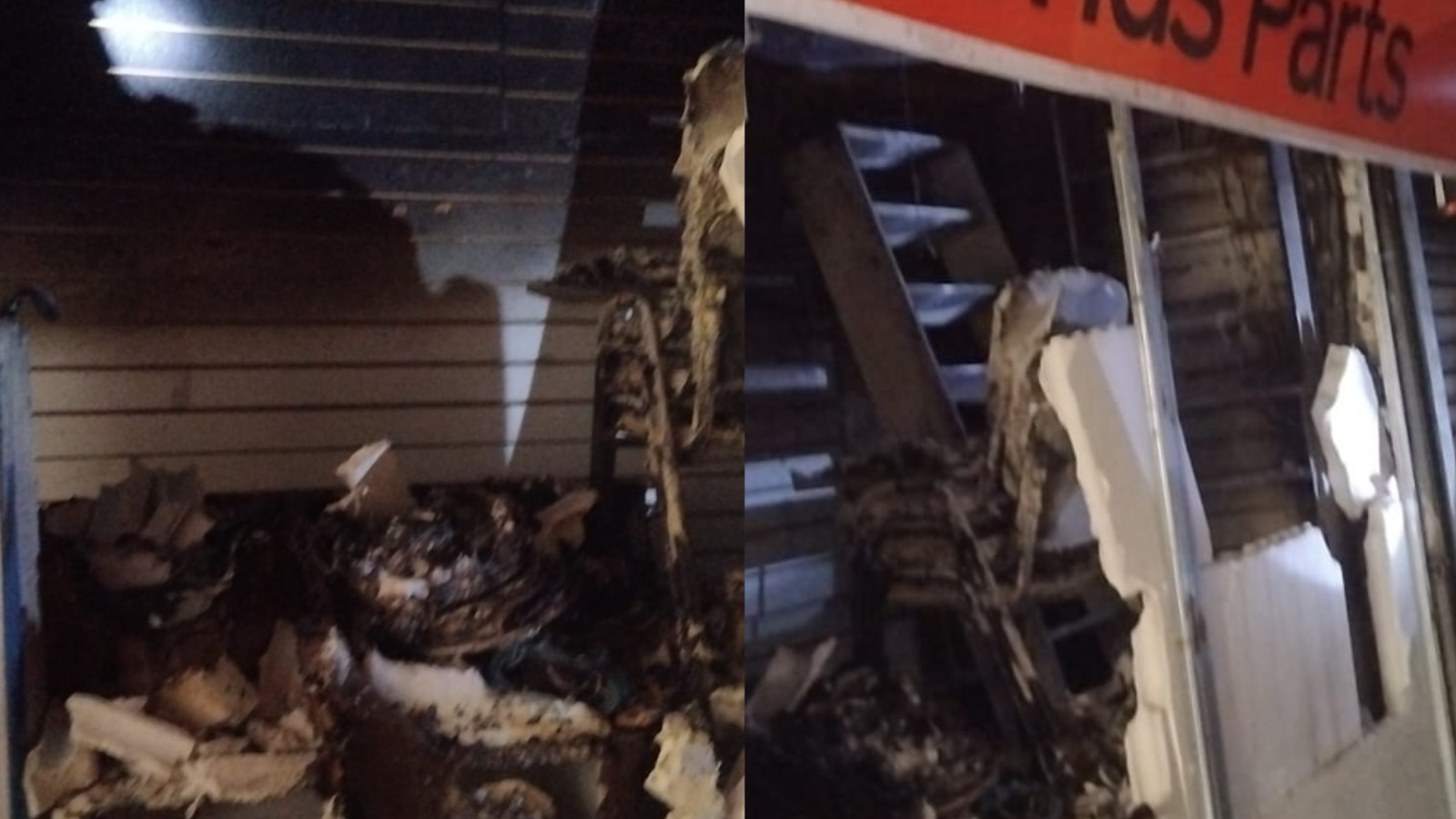 Incêndio atinge box do shopping da cidade, no Centro de Teresina