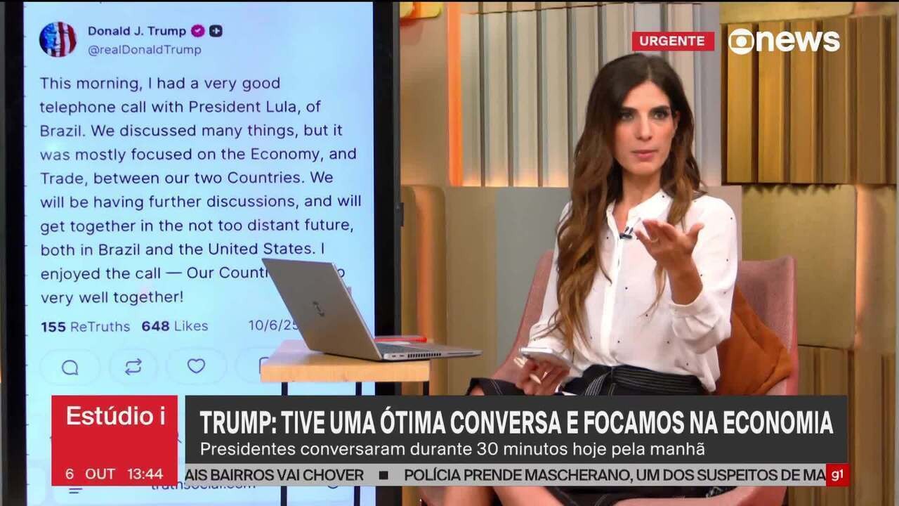 Trump e Lula brincam sobre a idade; presidente americano diz se sentir como um 'garoto de 40 anos'