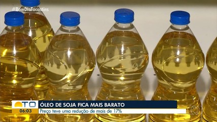 Preço do óleo de soja tem redução de mais de 17%