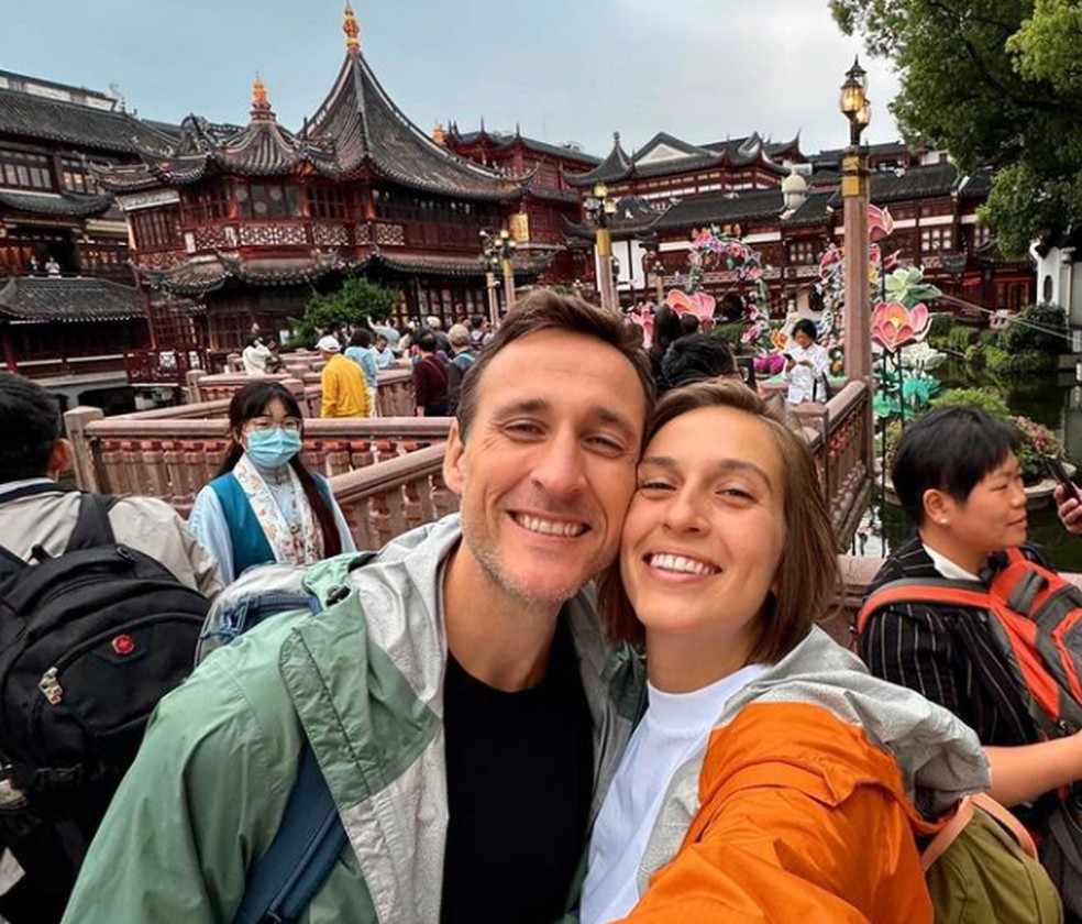 Marina Guaragna viajou por 18 cidades da China neste ano e conta que viu muitas cafeterias. — Foto: Reprodução Instagram/@marinaguaragna
