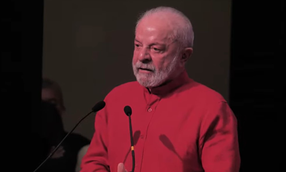 Lula discursa em evento nacional do PT, agosto de 2025 — Foto: Reprodução
