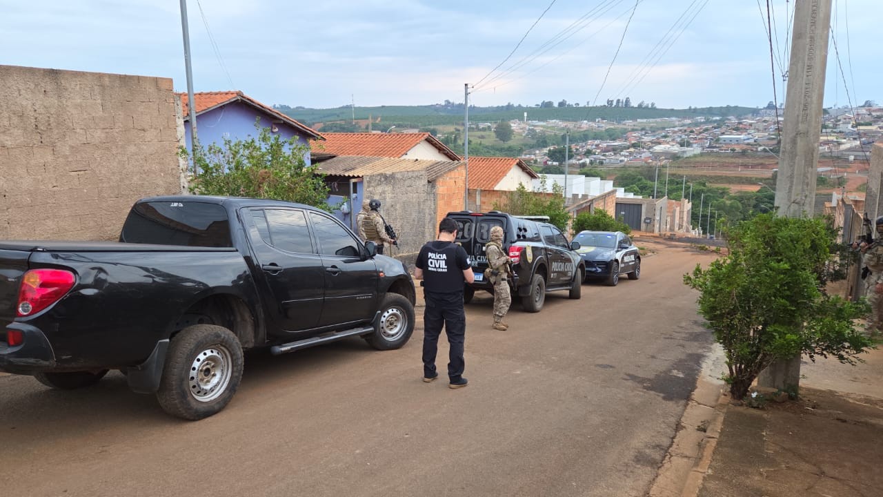 Polícia desarticula organização criminosa em 5 cidades mineiras