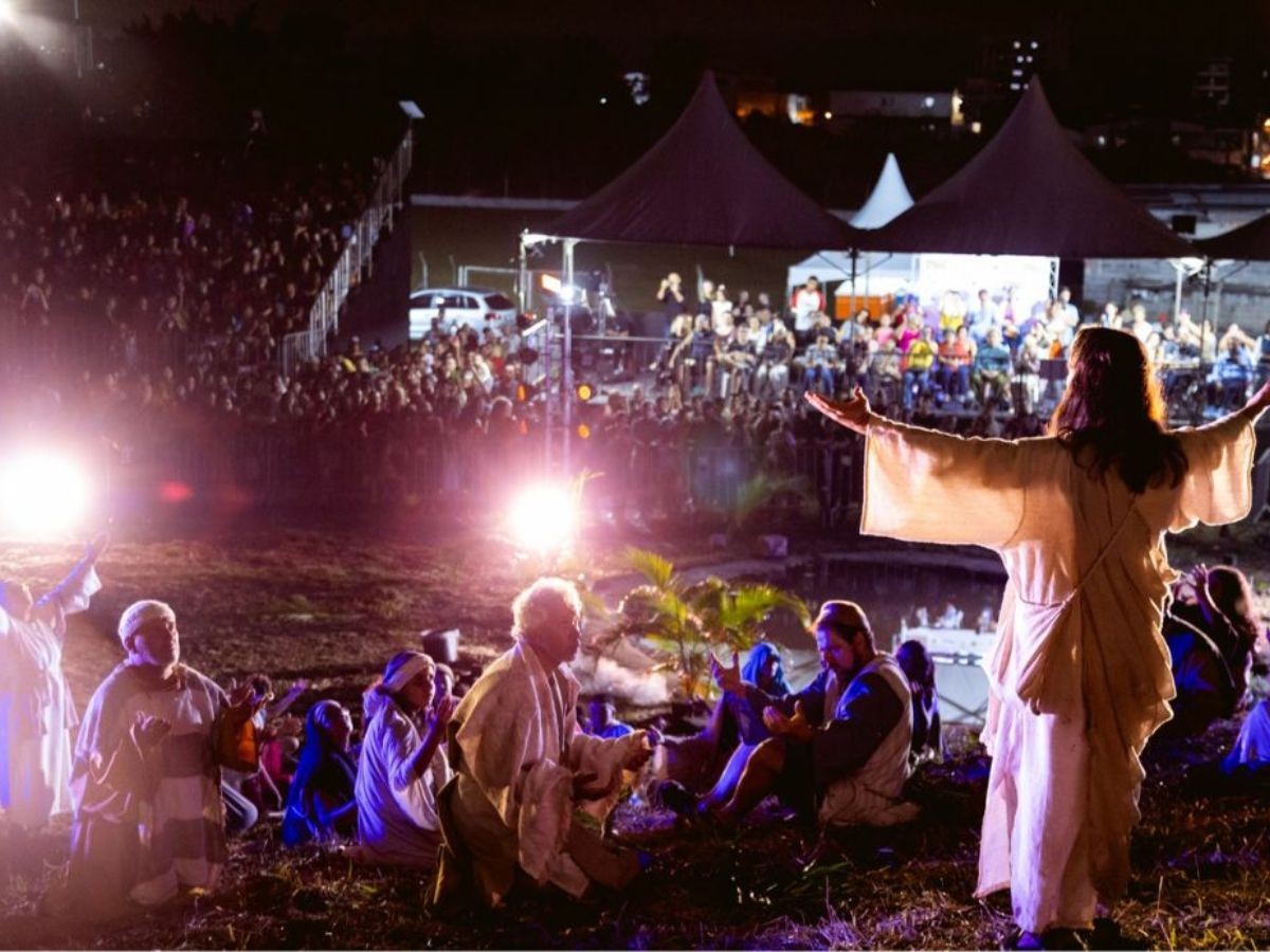Encenação da Paixão de Cristo abre inscrições para figurantes; veja como participar