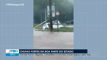 Chuvas e alagamentos causam contratempos ao tocantinense nesta terça-feira