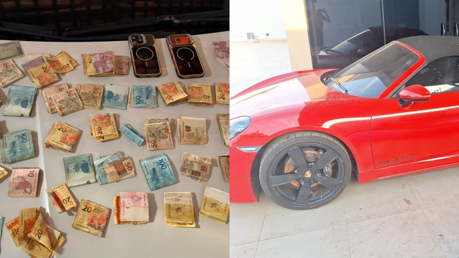 Porsche, armas e R$ 20 mil são apreendidos em operação contra organizações criminosas no PI e MA