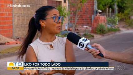 Moradores do Jardim Vitória I reclamam da falta de limpeza e do abandono de animais