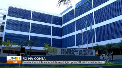 Receita libera lote especial de restituição